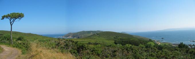 image Panorámica de la Isla de Ons, con la Ensenada das Caniveliñas, Pontevedra