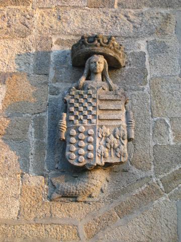 image Escudo nobiliario en Cambados, Pontevedra