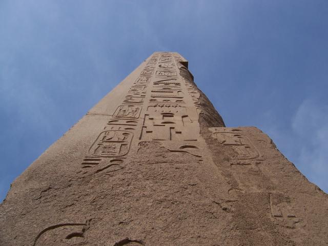 image Detalle del obelisco del Templo de Karnak, Egipto
