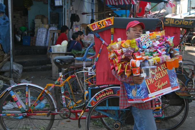 image Vendedor de Bandung, Java, Indonesia
