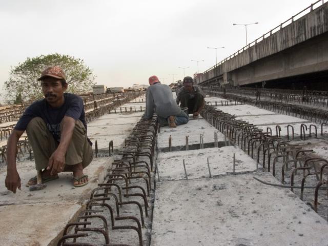 image Construyendo una autopista, Jakarta, Indonesia