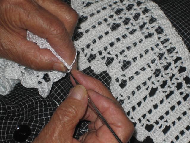 image Haciendo ganchillo