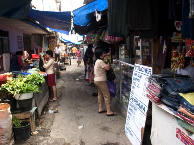 image Vista general del mercado, Jakarta, Indonesia