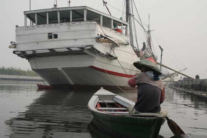 image Barco tradicional bugis, Sunda Kelapa, Indonesia