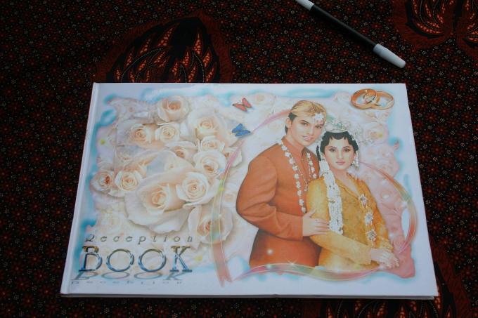 image Libro de recepción de invitados a boda, Sunda Kelapa, Indonesia