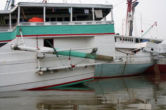 image Detalle de un barco bugis, Sunda Kelapa, Indonesia
