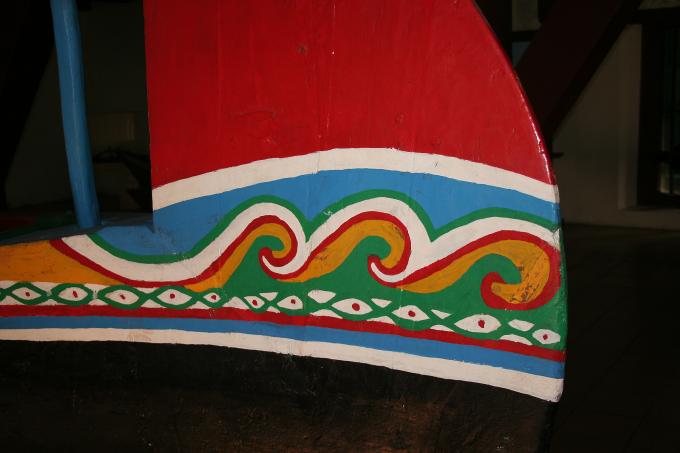 image Detalle de proa, embarcación tradicional, Sunda Kelapa, Indonesia