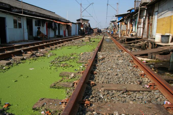 image Vías en Mangadua, Jakarta, Indonesia