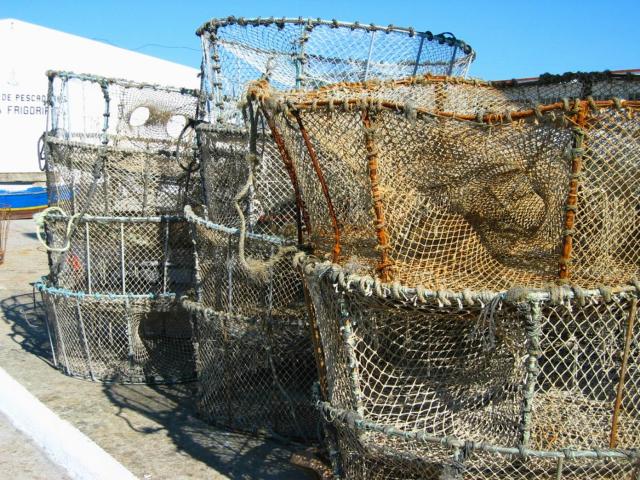 image Artes de pesca en el puerto de Fisterra, A Coruña