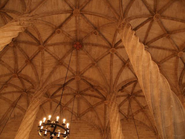 image Bóveda del Salón Columnario de la Lonja de Valencia