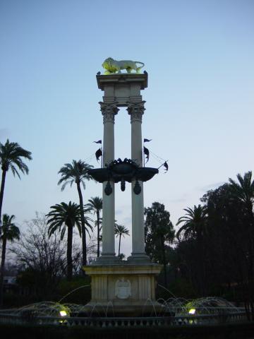 image Fuente de Cristóbal Colón, Jardines de Catalina de Ribera, Sevilla