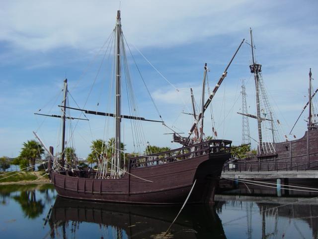 image Réplica de la carabela Niña, Muelle de las Carabelas, Palos de la Frontera, Huelva