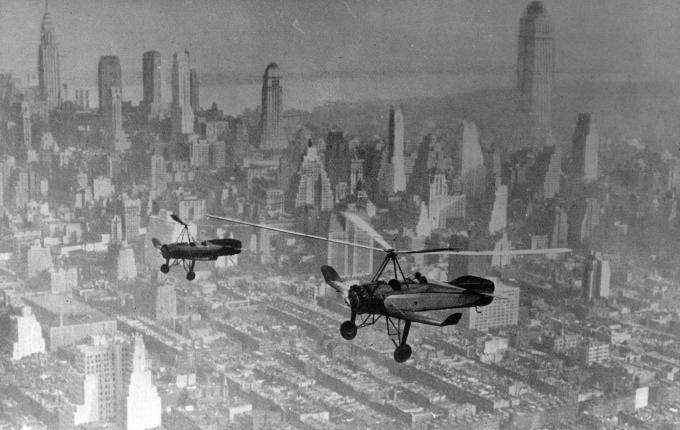 image Autogiro C-6 sobre Nueva York