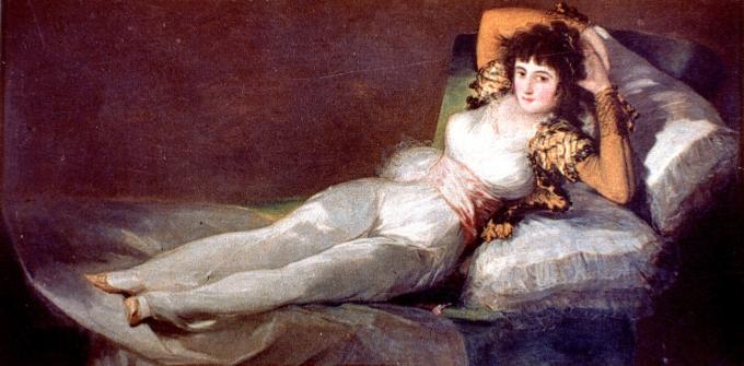 image Maja vestida, de Francisco de Goya