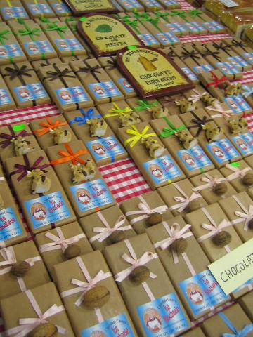 image Exposición de chocolate, Santillana del Mar, Cantabria