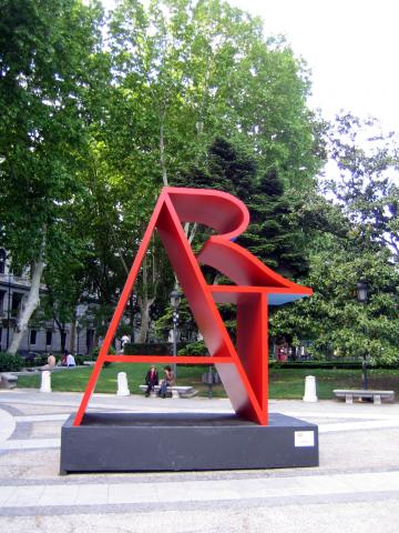 image Art, escultura de Robert Indiana, Madrid