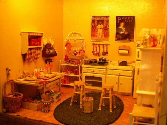 image Cocina de una casa de muñecas