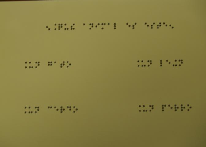 image Texto Braille