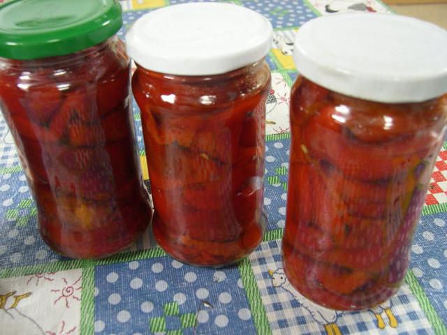 image Frascos de pimientos