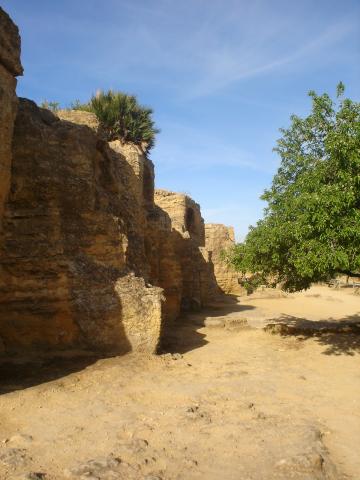 image Muralla en el Valle de los Templos, Agrigento, Sicilia