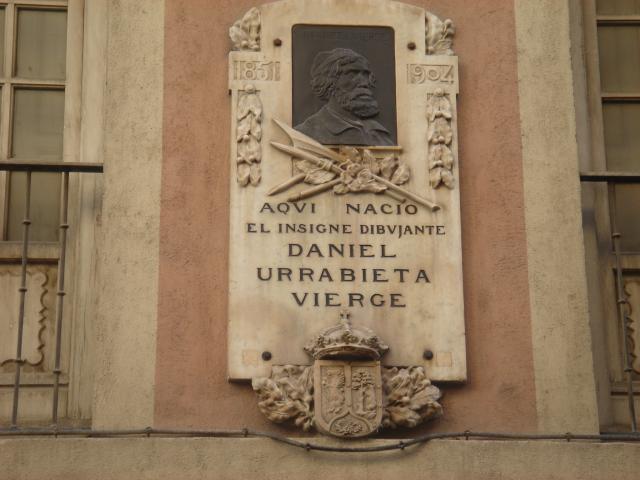 image Placa de nacimiento de Daniel Urrabieta Vierge