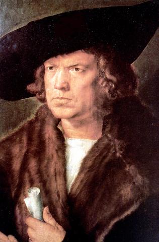 image Retrato de un caballero, de Alberto Durero
