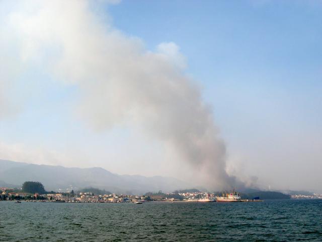 image Foco de incendio en La Puebla de Caramiñal, A Coruña