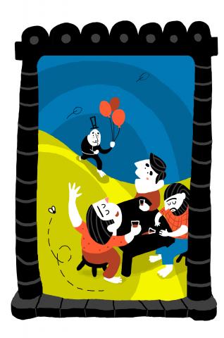 ilustracion La camisa: Globos de ilusión