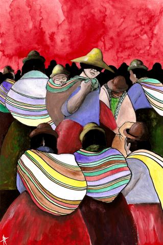 ilustracion Canto General: Los Indios