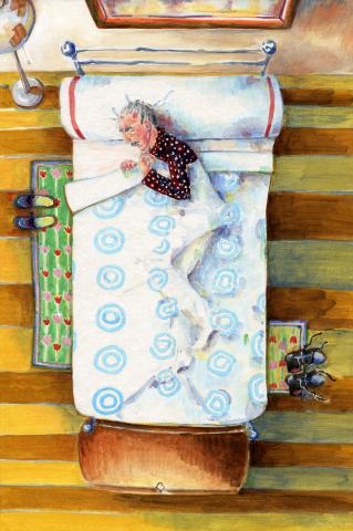 ilustracion Diez negritos: El general Macarthur daba vueltas en su cama recordando el caso Seton