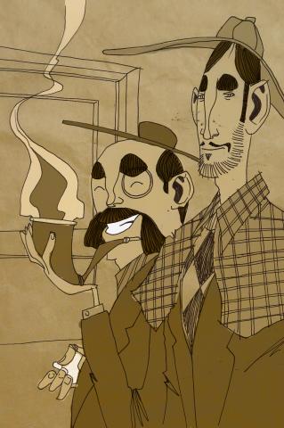 ilustracion El perro de Baskerville: De vuelta de Baker Street