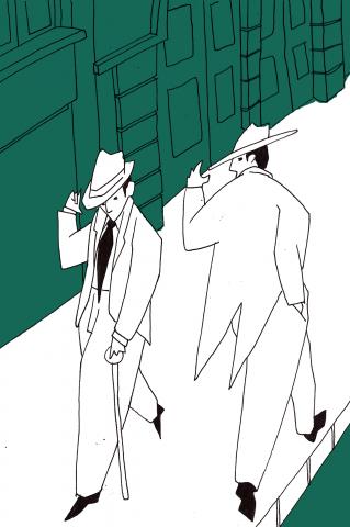 ilustracion Noches blancas: Paseando por la Fontanka