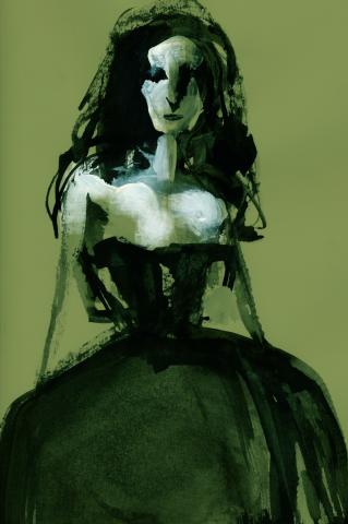 ilustracion Don Juan: Doña Inés, madre de Juan (lord Byron)