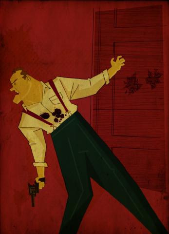 ilustracion El sueño eterno: Asesinan a Brody a través de la puerta