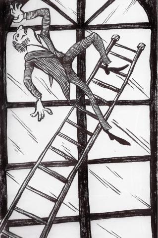 ilustracion La muerte de Iván Ilich: La caída de Iván