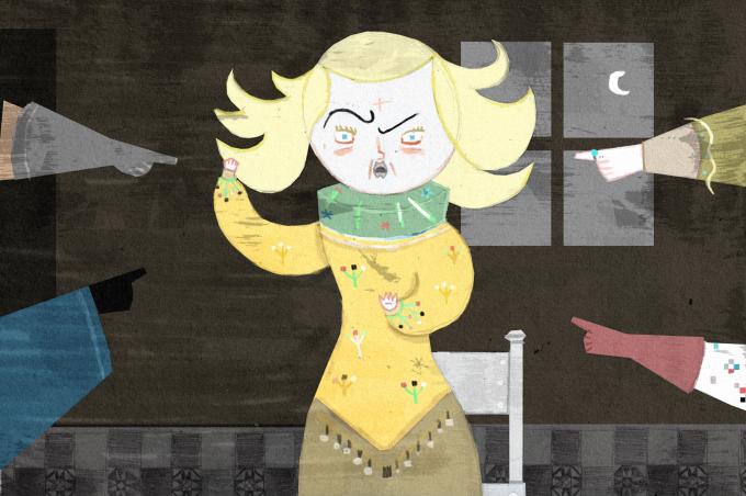 ilustracion Los tres mosqueteros: El juicio a Milady