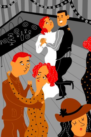 ilustracion La plaza del Diamante: Rita se decide y se casa con Vicenç