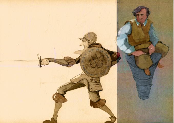 ilustracion Poesía de Francisco de Quevedo: Poderoso caballero es don Dinero