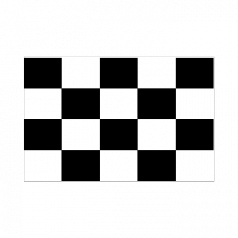 ilustracion Bandera a cuadros: Fianal de la carrera