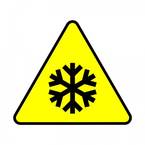 ilustracion Peligro: Bajas temperaturas