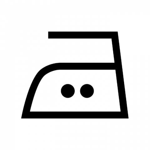 ilustracion Planchar a alta temperatura (200ºC)