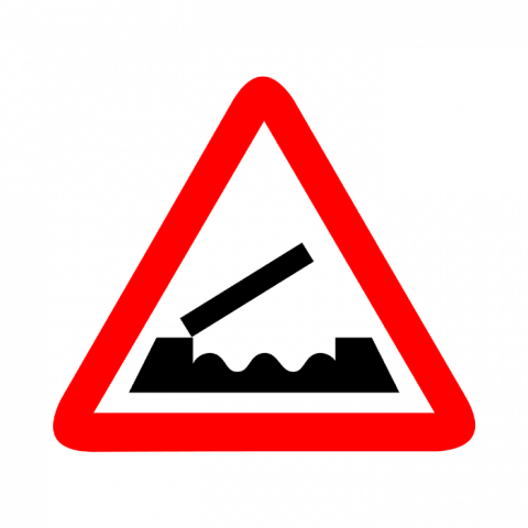 ilustracion Peligro: Puente móvil