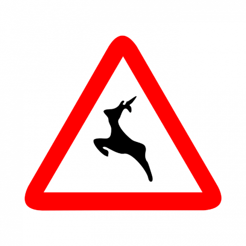 ilustracion Peligro: Paso de animales en libertad