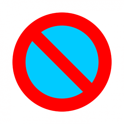 ilustracion Estacionamiento prohibido