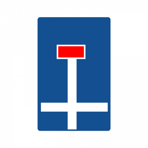 ilustracion Preseñalización de calzada sin salida (4)