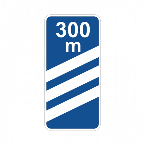 ilustracion Panel de aproximación a salida (300m)