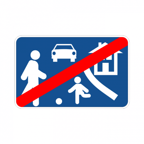 ilustracion Fin de calle residencial