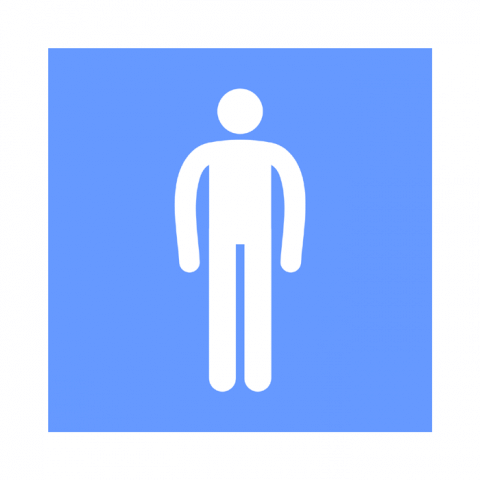 ilustracion Baños masculinos