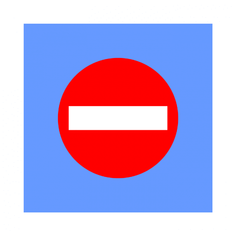 ilustracion No entrar