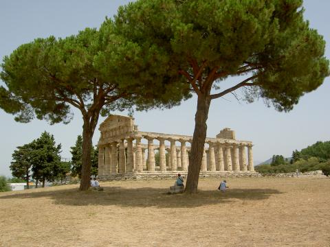 image Templo de Atenea en Paestum (Italia)